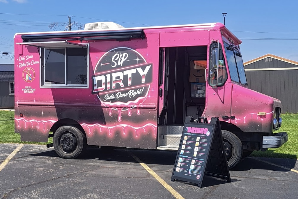 Sip Dirty truck at an event